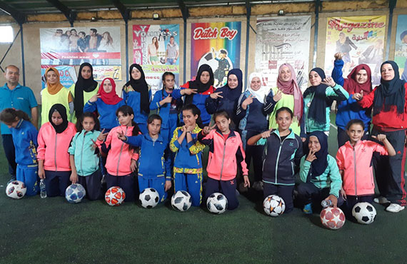 The summer sports camp in Baalbek / Bekaa supported by the Embassy of the Kingdom of Norway for 2019