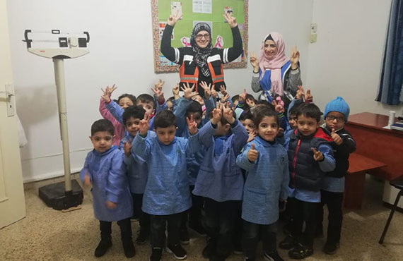 Bourj El-Barajneh Center Weekly Activities
