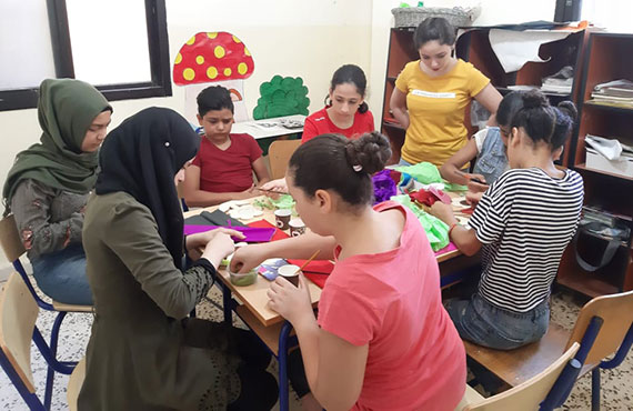 Bourj El-Barajneh Center Weekly Activities