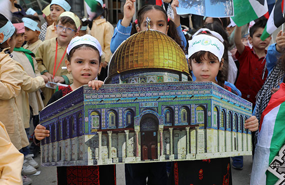 Solidarity vigils with the child martyrs in Gaza