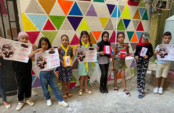 Borj Al Shemali Center Monthly Activities