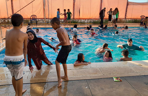 Borj Al Shemali Center Weekly Activities