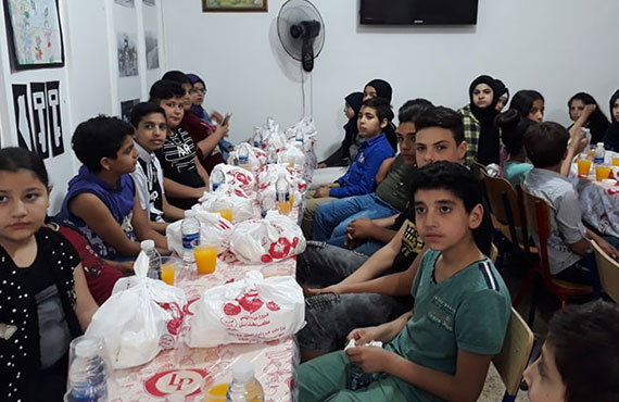 Bourj El-Barajneh Center Weekly Activities